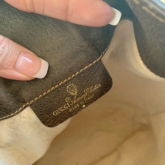 Gucci sherry line crossbody bucket bag - Picture 9 of 13